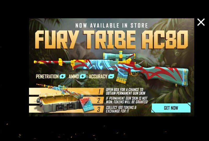 Free Fire में "Fury Tribe AC80" गन स्किन कैसे प्राप्त करें? 6