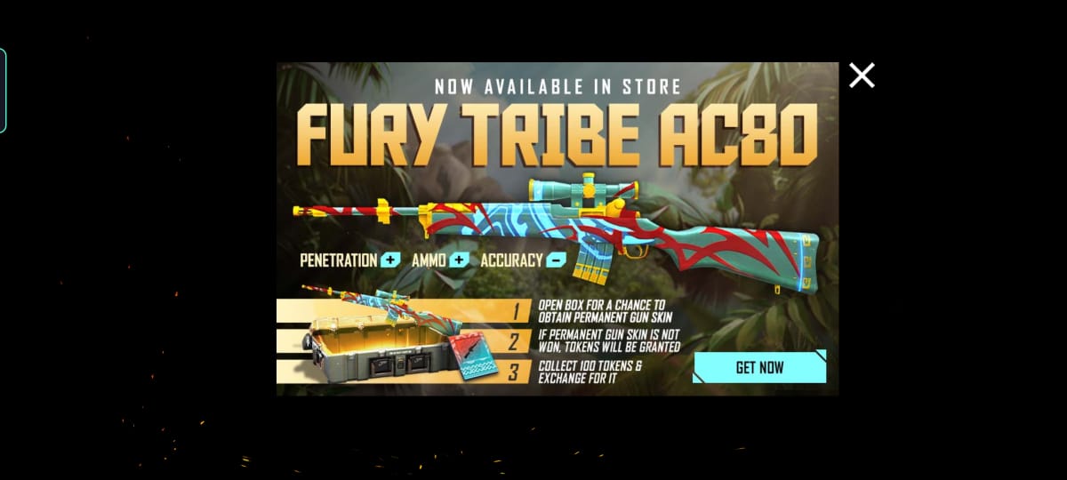 Free Fire में "Fury Tribe AC80" गन स्किन कैसे प्राप्त करें? 1