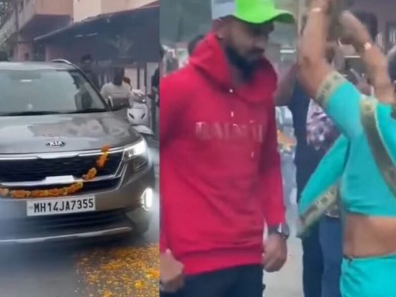 आईपीएल 2021- चेन्नई को चैंपियन बनाने वाले ऋतुराज गायकवड़ लौटे घर, हुआ भव्य स्वागत 6