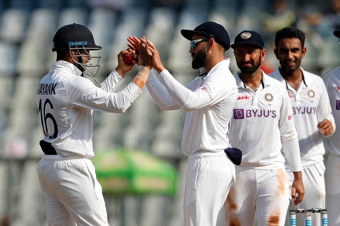 INDvsNZ- मुंबई टेस्ट को भारतीय टीम ने किया 373 रन से अपने नाम, सीरीज को 1-0 से किया कब्जे में, देखें कौन रहा हीरो 2