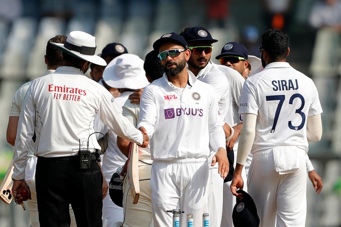 INDvsNZ- मुंबई टेस्ट को 372 रन से जीतने के बाद कप्तान विराट कोहली ने इन्हें दिया इस जीत का पूरा श्रेय, अफ्रीका दौरे पर कही ये बात 17