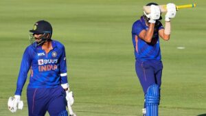 Team india allrounder Deepak chahar crying in front of camera ind vs sa 3rd odi