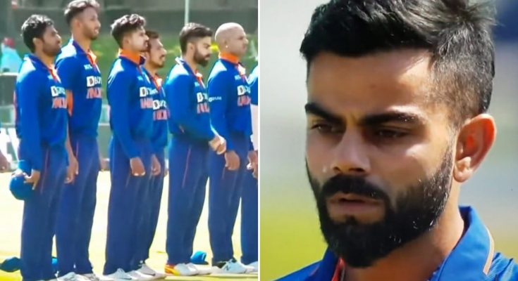 IND vs SA ODI: Virat kohli की शर्मनाक हरकत, राष्ट्रगान का किया घोर अपमान, च्विंगम चबाते हुए वीडियो वायरल 5