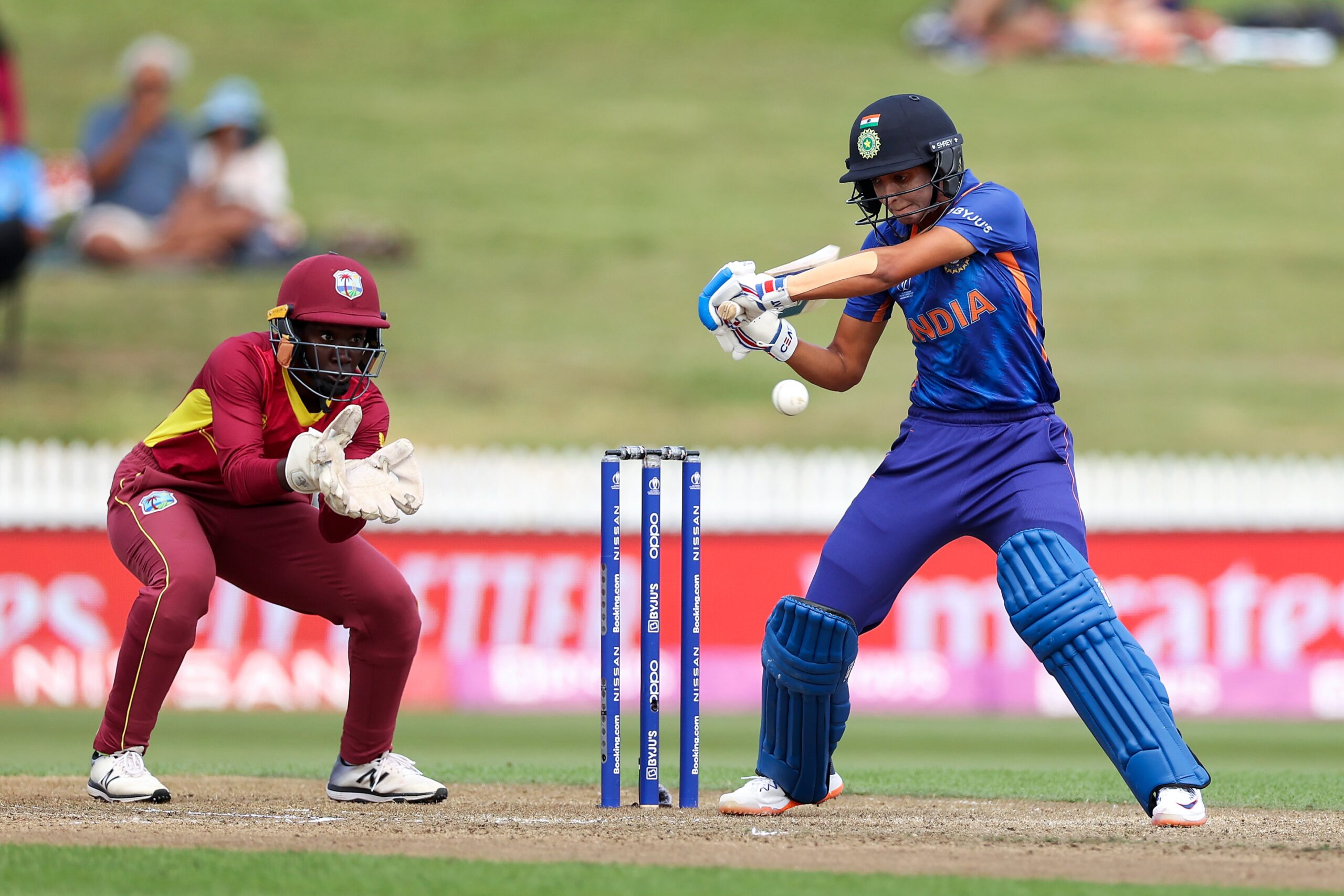 महिला विश्व कप- स्मृति मंधाना और हरमनप्रीत कौर के शतकों की मदद से वेस्टइंडीज के खिलाफ भारत का विशाल स्कोर 2