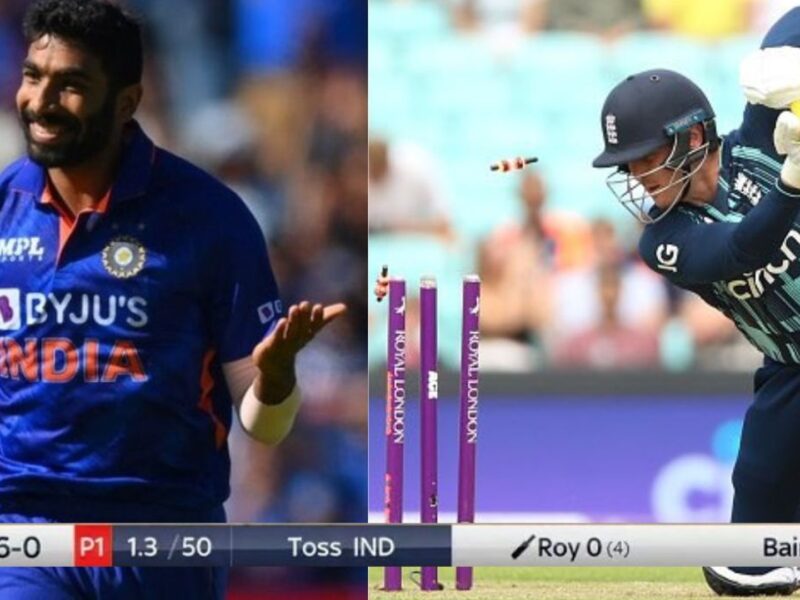 ENG vs IND 1st ODI Jason Roy Wicket