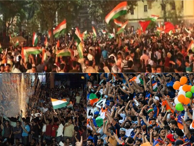 IND vs PAK: 'हाथों में तिरंगा, चेहरे पर खुशी...', पाक के खिलाफ भारतीय फैंस के सिर पर चढ़ा जीत का खुमार