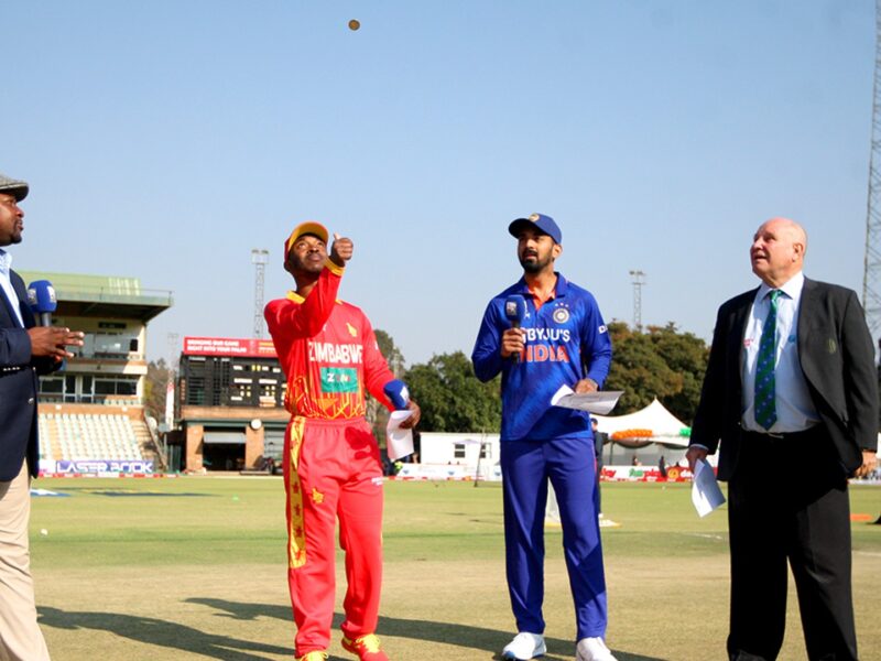 ZIM vs IND: सीरीज के आखिरी मुकाबले में भारत ने टॉस जीतकर किया बल्लेबाजी का फैसला, जानिए दोनों टीमों की प्लेइंग-11