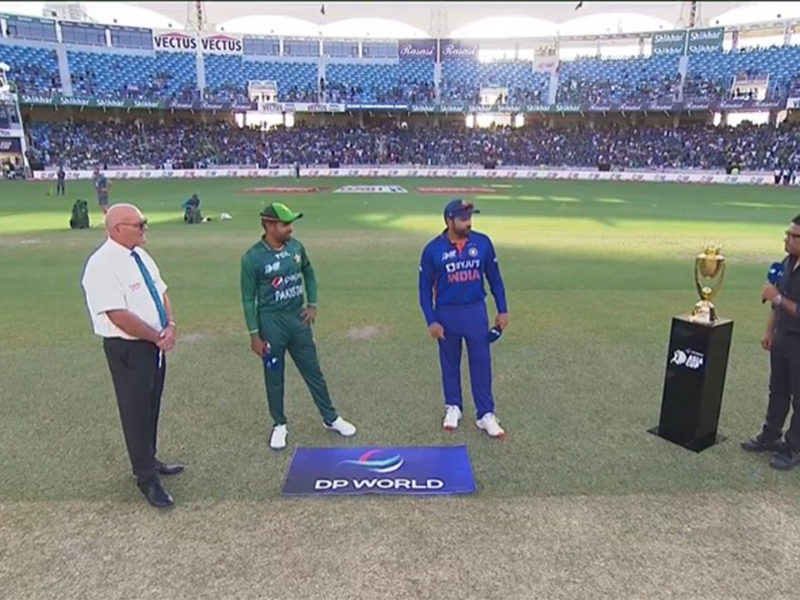 ind vs pak toss report asia cup 2022