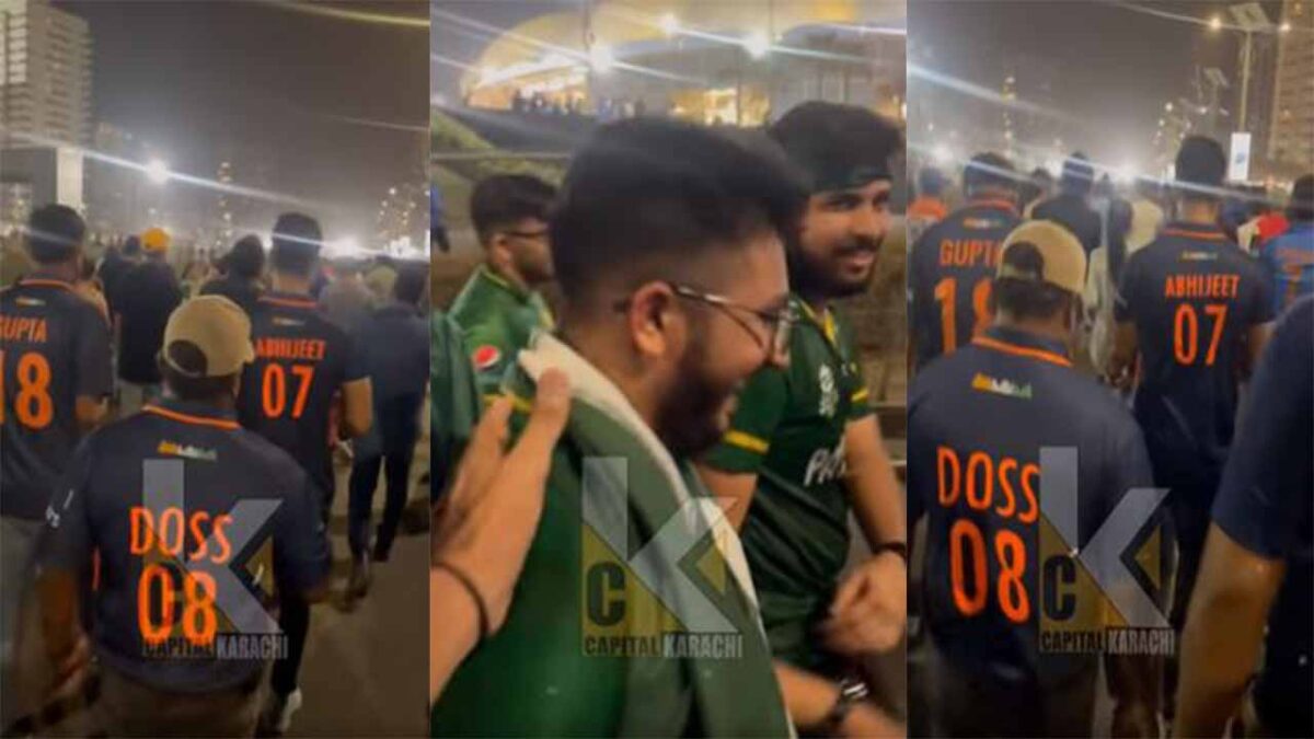 Asia Cup 2022 pak fans sing abhi na jao chhod kar for indian fans video viral