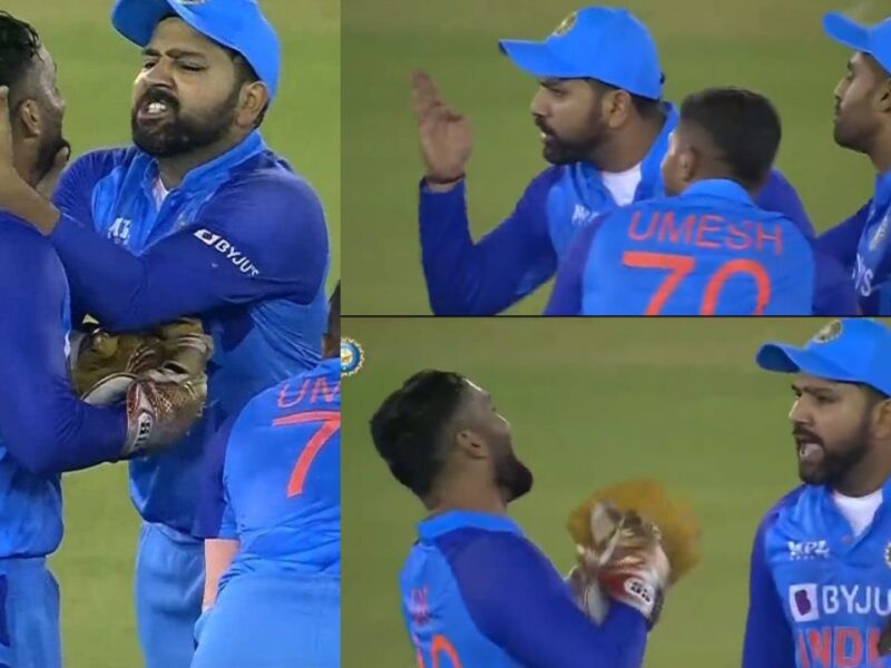 WATCH: कप्तान रोहित ने कैच पकड़ने के बावजूद कार्तिक को लगाई फटकार, गुस्से में पकड़ा गला...वायरल हुआ वीडियो