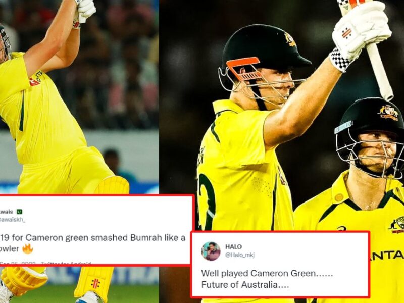 IND vs AUS: '8 ओवर का मैच नहीं है भाई...', कैमरून ग्रीन ने 19 गेंदों में ठोका तूफानी अर्धशतक, तो भारतीय फैंस को सताने लगा हार का डर 1
