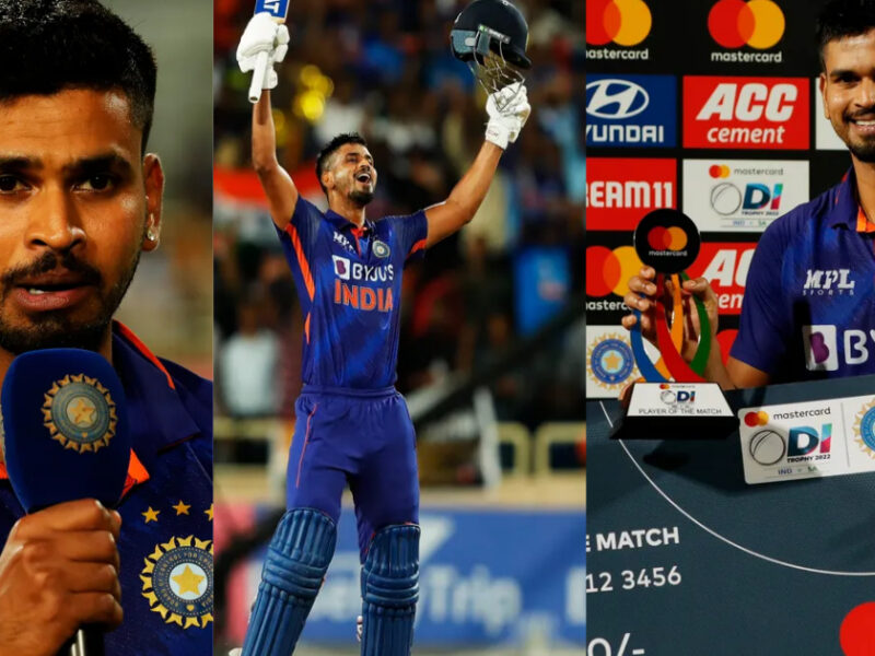 Shreyas Iyer Player of the match in second odi against south africa