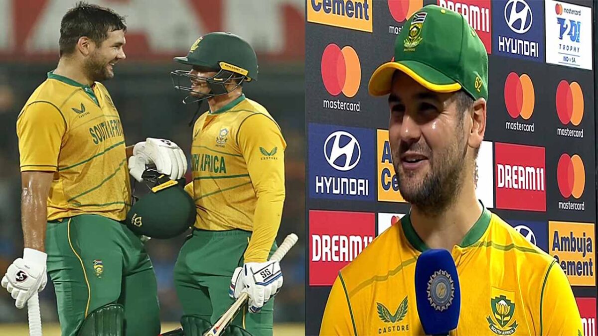 Rilee Rossouw player of the match IND vs SA 4rd t20i