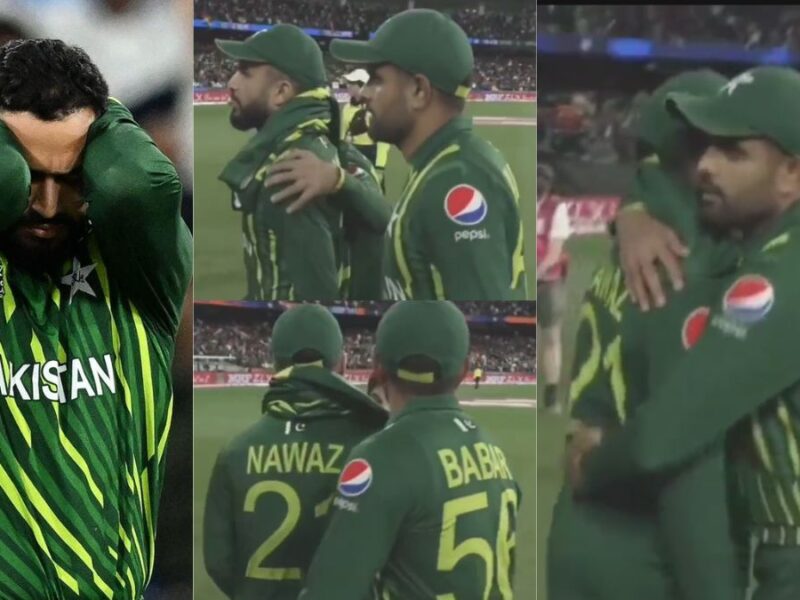 VIDEO: अंतिम ओवर में 16 रन लुटाने के बावजूद बाबर ने नवाज के साथ किया कुछ ऐसा, जीत लिया करोड़ों क्रिकेट प्रेमियों का दिल 4