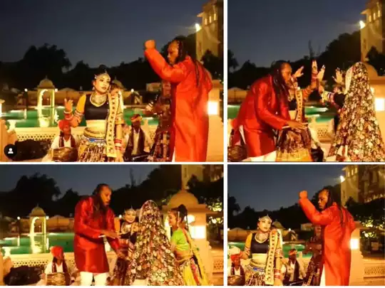 VIDEO: भारत में आकर गरबा इंजॉय कर रहे क्रिस गेल, महिलाओं के साथ डांस करते हुए वीडियो वायरल 2