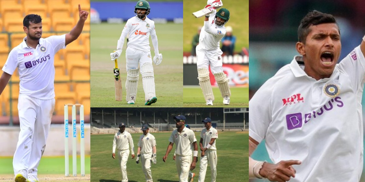 IND A vs BAN A टेस्ट मैच में भारतीय गेंदबाजों ने मचाया कोहराम