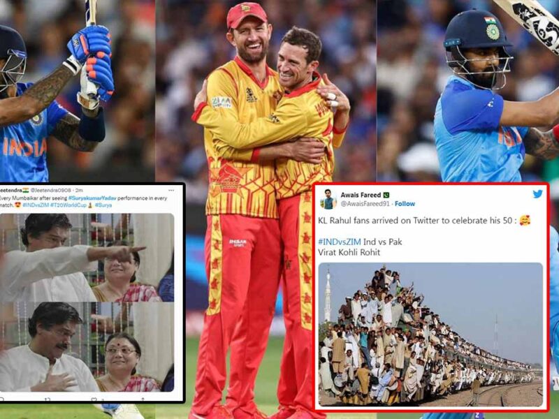 IND vs ZIM inning twitter reactions t20 world cup 2022