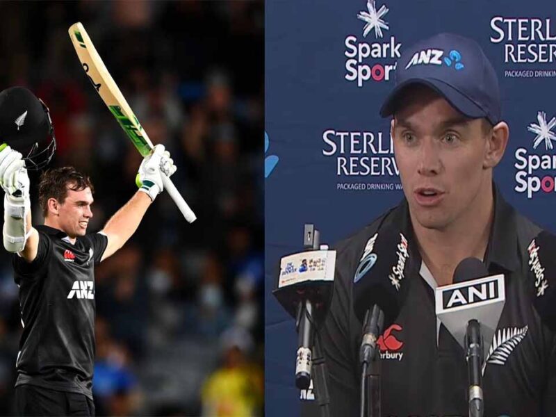 Tom Latham Player of the Series nz vs ind odi