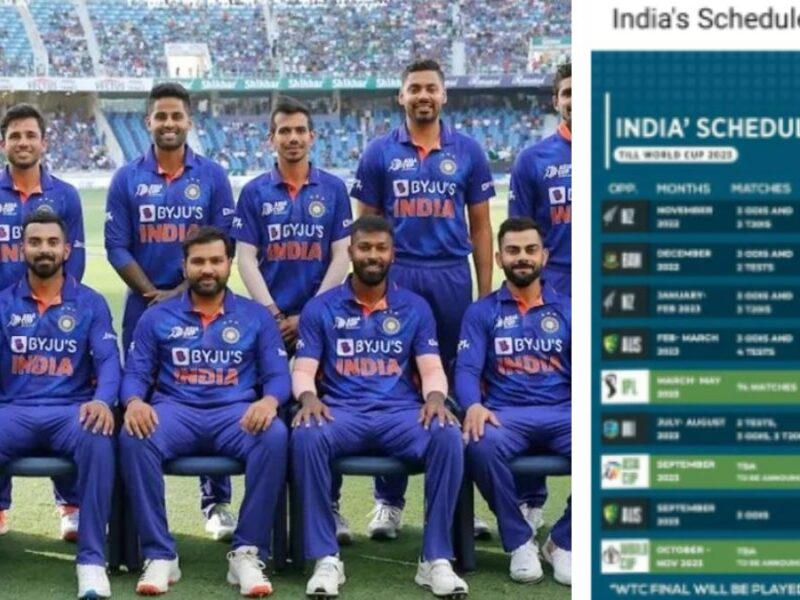 विश्व कप 2023 तक टीम इंडिया का पूरा शेड्यूल जारी, देखें कब किस टीम के खिलाफ मैदान पर उतरेंगे भारतीय खिलाड़ी 5