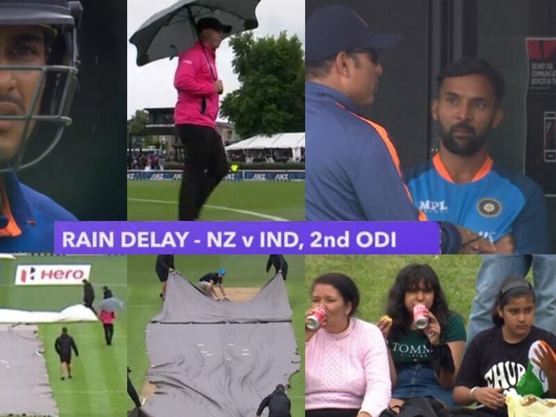 IND vs NZ 2nd ODI Rain