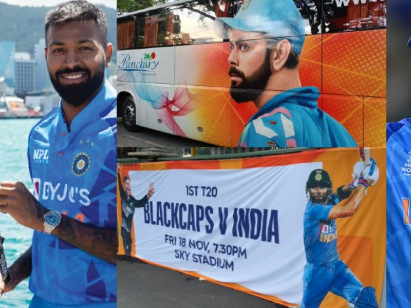 NZ vs IND: Virat Kohli का पोस्टर देख फैंस ने न्यूजीलैंड पर लगाया घोटाले का आरोप