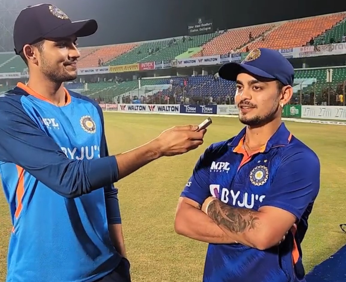 IND vs BAN: Shubman Gill ने तीसरे ODI के बाद Ishan Kishan का लिया इंटरव्यू