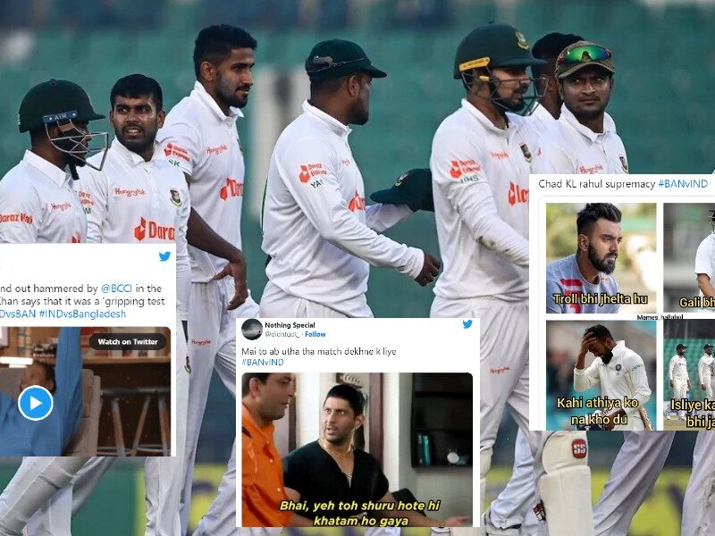 'क्यों बांग्लादेशियों हो गया नागिन डांस आ गया स्वाद....' भारत ने जीता पहला टेस्ट तो फैंस ने बांग्लादेशियों के लिए मजे, मीम्स बनाकर की बेइज्जती 2