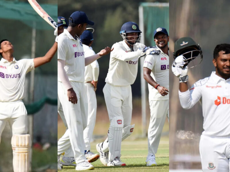 BANA vs INDA: पहला टेस्ट जीतने से मात्र एक विकेट से चुकी टीम इंडिया, लेकिन इन 3 खिलाड़ियों ने अच्छा प्रदर्शन कर टीम इंडिया में एंट्री का ठोका दावा 1