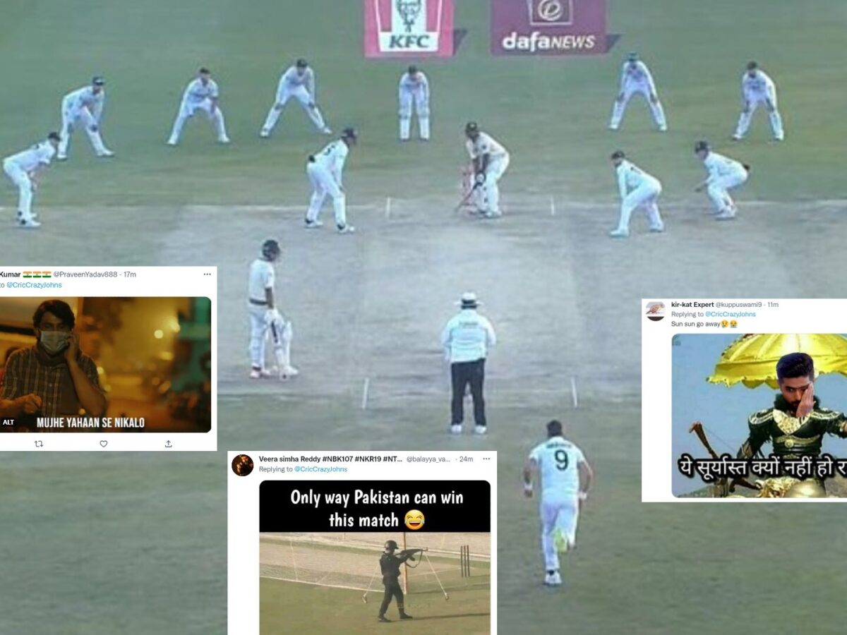 इंग्लैंड के फिल्ड प्लेसमेंट में आई फैंस की जबर्दस्त प्रतिक्रिया, फैंस ने मीम्स बनाकर ली पाकिस्तानी बल्लेबाजों को मौज 1