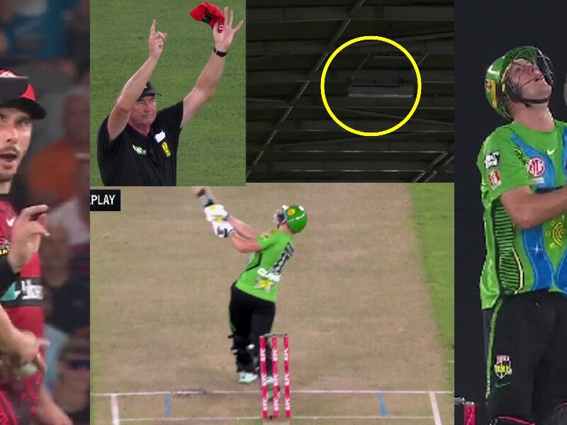 watch VIDEO Strange incident seen in BBL, all 6 runs were scored on the ball that fell within 30 yards