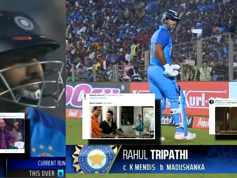 Rahul Tripathi ने फैंस का तोड़ा दिल, डेब्यू में मात्र 5 रन बनाकर हुए आउट