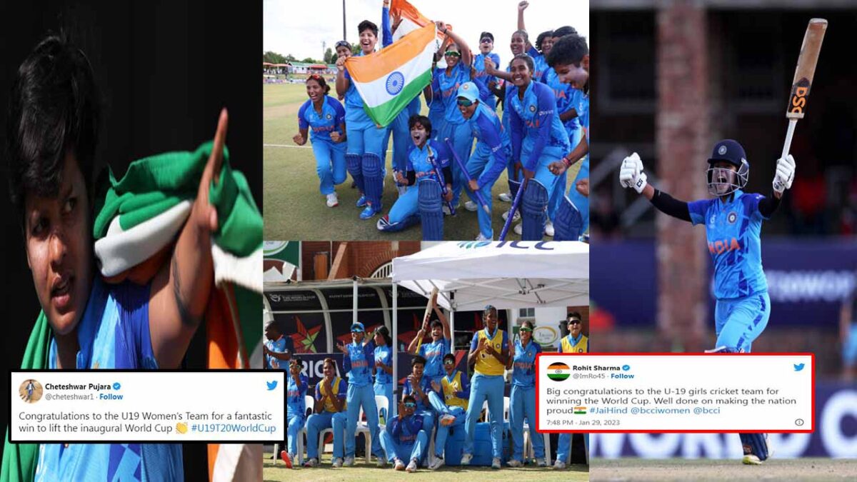 IND w u19 vs ENG w u19 U19 Womens T20 World Cup 2023 final twitter reaction