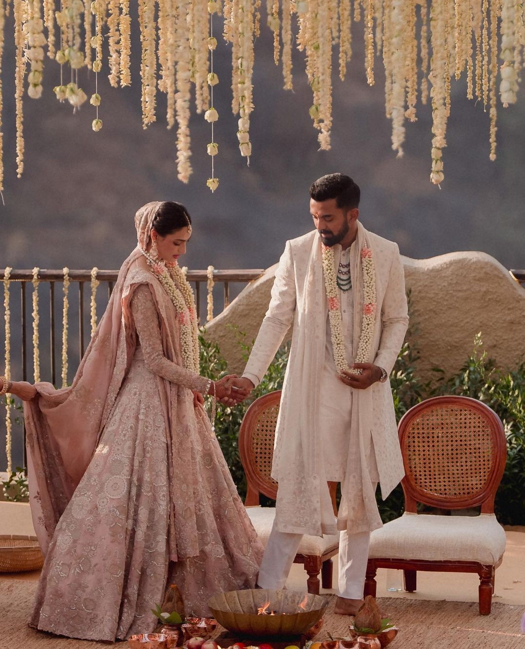 KL Rahul Athiya Shetty Wedding Pics Video Viral