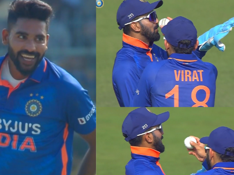 VIDEO: लाइव मैच में विराट कोहली ने लिए केएल राहुल के मजे, इस वजह से बॉल को सुंघाते हुए आए नजर 7