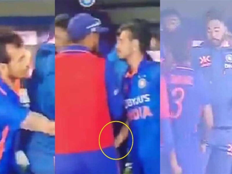 Yuzvendra Chahal touched private part of Kuldeep Yadav video viral ind vs nz 2nd odi
