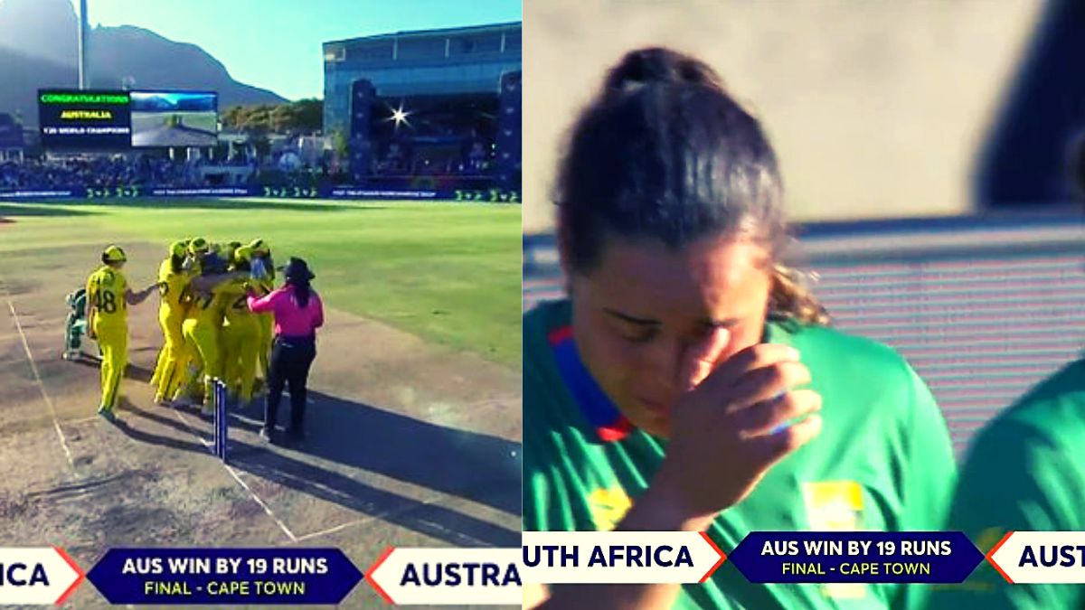 VIDEO: जश्न में डूबा ऑस्ट्रेलिया, तो हार का गम नहीं सह पाई अफ्रीकी टीम, बीच मैदान पर फुट-फुटकर रोईं खिलाड़ी 1