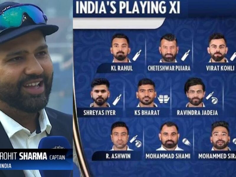 IND vs AUS: भारत ने टॉस जीत चुनी बल्लेबाजी, कप्तान रोहित ने केएल राहुल सहित इस मैच विनर को प्लेइंग-XI से किया बाहर 2