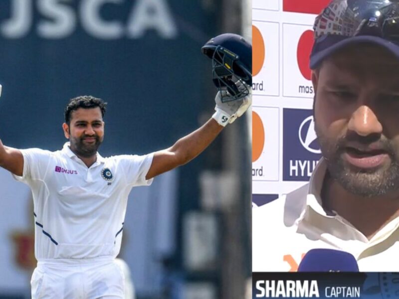 Rohit Sharma is not happy with his century, himself gave this big statement