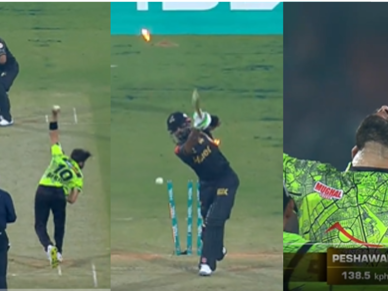 Shaheen Afridi vs Babar Azam: Peshawar Zalmi's captain looked battered in front of Shaheen Shah's fast bowling, scored 7 runs and went towards the pavilion