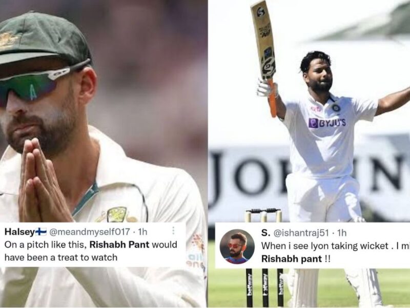 Seeing the lagging condition of India in the second match of the Border Gavaskar Trophy, the fans remembered Rishabh Pant.