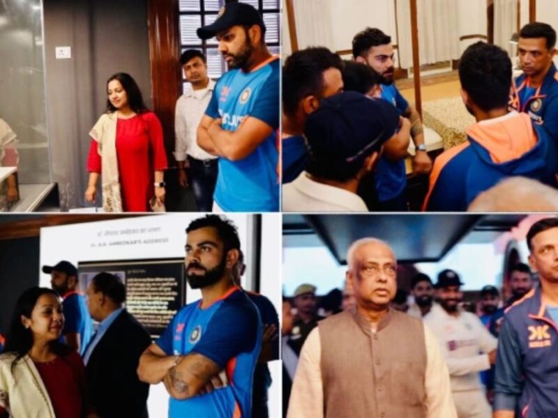 After the match, Team India visited Delhi, visited the Prime Minister's Museum