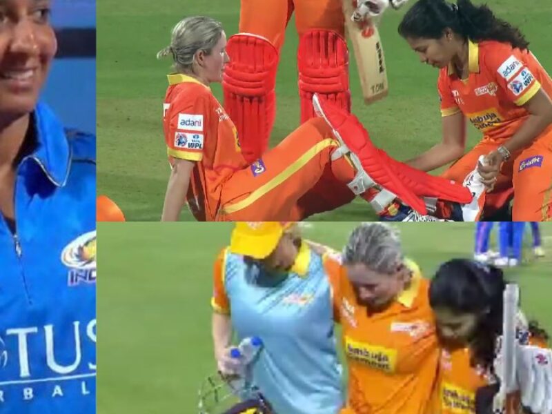 Gujarat Giants captain out with injury, Harmanpreet laughed off