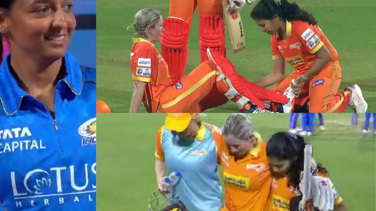 Gujarat Giants captain out with injury, Harmanpreet laughed off