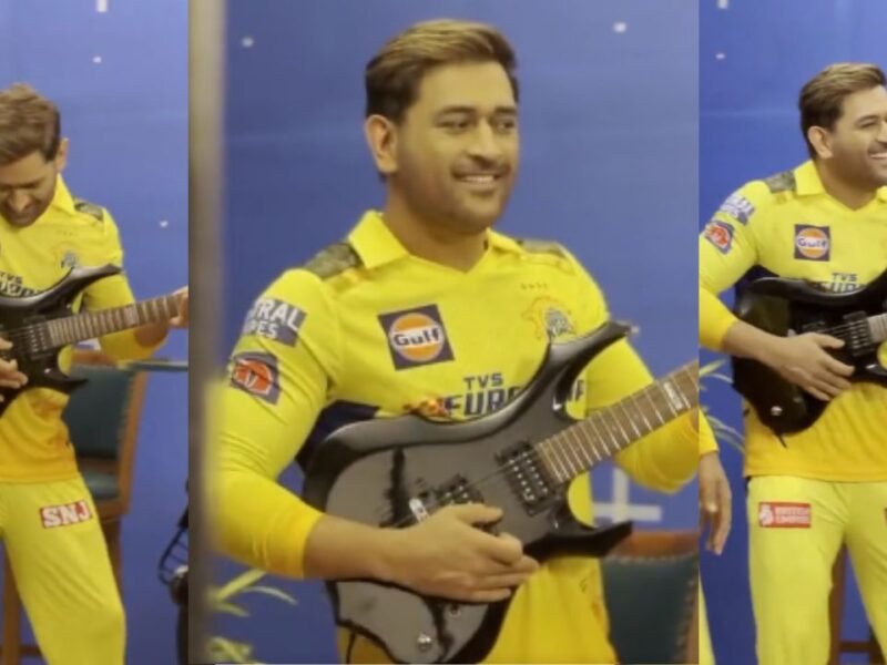 VIDEO: आईपीएल से पहले 'रॉकस्टार' बने CSK के कप्तान महेंद्र सिंह धोनी, बजाई ऐसी धुन फैंस हो गए मंत्रमुग्ध 10