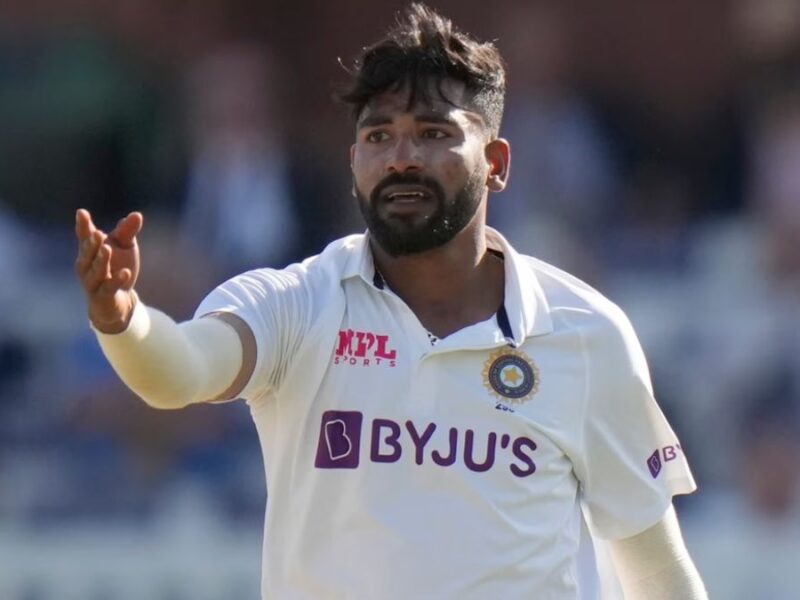 mohammed-shami might replace mohammed siraj in ind vs aus 4th test