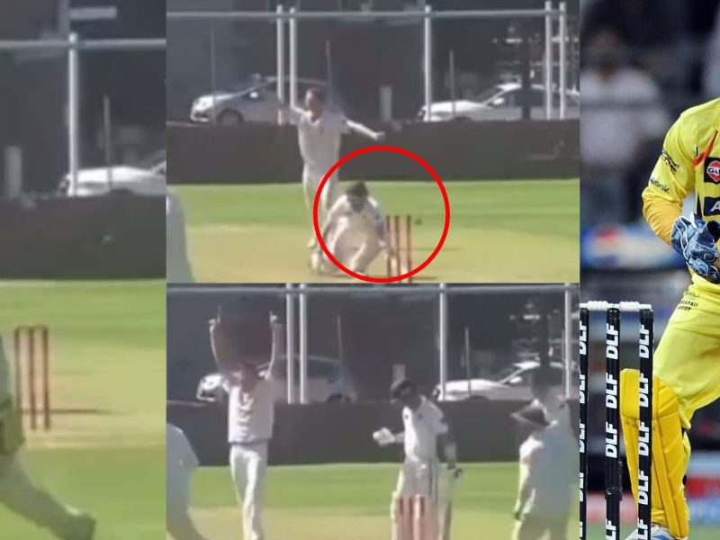 विकेट की ओर देखा भी नहीं, और उड़ा दिए स्टंप, ऑस्ट्रेलियाई क्रिकेटर ने धोनी स्टाइल में किया आउट, VIDEO वायरल 7
