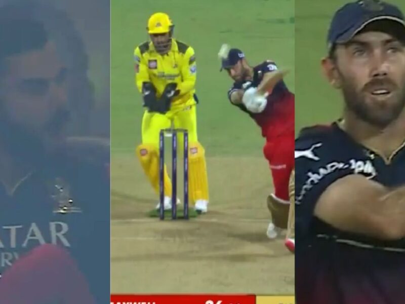 SIX जाती गेंद पर कैच OUT होते बचे मैक्सवेल, तो कोहली ने CSK को पाकिस्तान समझ मनाया जश्न, VIDEO वायरल 3