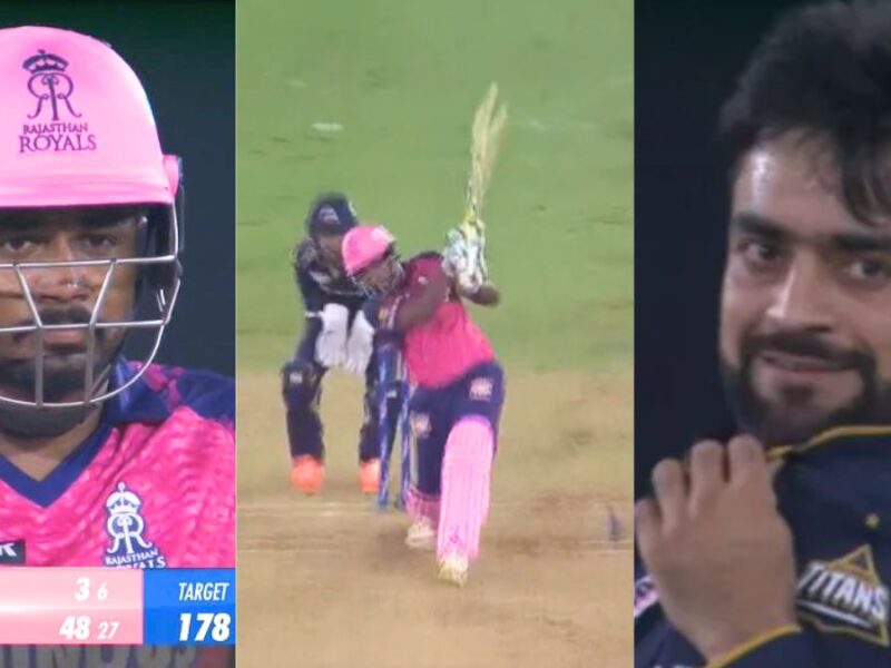 video-dhonis-soul-came-in-sanju-samson-hit-rashid-for-3-consecutive-sixes-seeing-the-batting-the-magician-khans-senses-were-blown-away