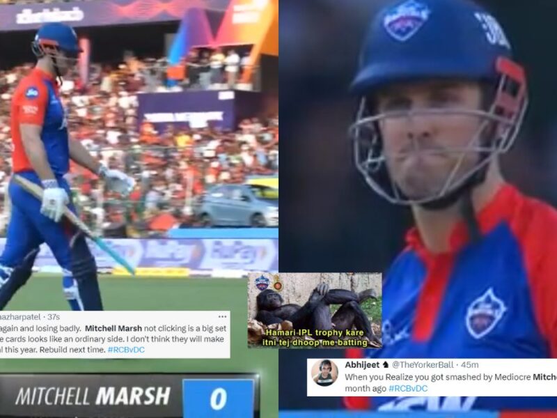 Mitchell Marsh trolled after RCB vs DC match