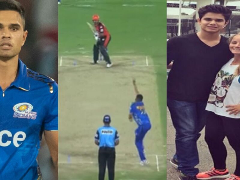 Arjun Tendulkar took his first wicket in IPL, girlfriend Danielle Wyatt didn't congratulate him